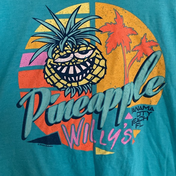 Turquoise Pineapple Willy’s T-Shirt - Picture 5 of 5